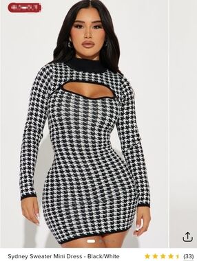 Fashion Nova-Sydney Sweater Mini Dress